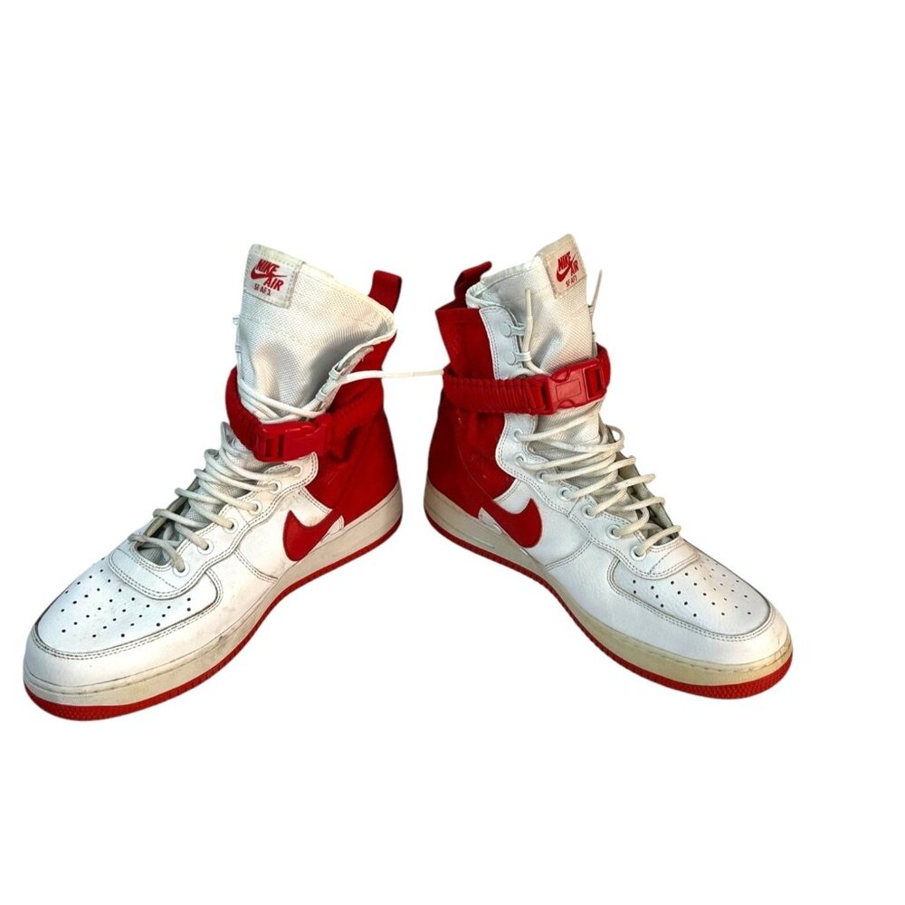 Nike Sf Air Force 1 High University Red 2018 - Picture 9 of 11